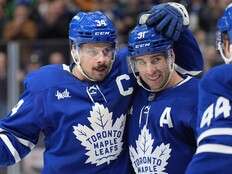 Tavares' hat trick, Domi's first goal of season push Maple Leafs past Sabres