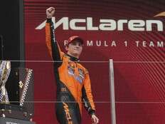 McLaren’s Oscar Piastri wins F1 Chinese GP as both Ferraris disqualified