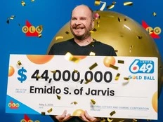 Ontario man ready to see the world after $44M Lotto 649 win: 'I’d better tell my wife'