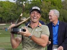 Hovland rallies to win Valspar Championship, Ortiz wins on Asian Tour