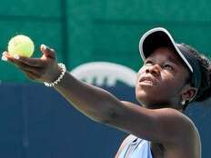 Canadian teen Victoria Mboko through to second round of Miami Open