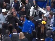 ‘Ugly’ brawl breaks out as fans delay college basketball game