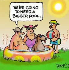 Sue Dewar cartoon, July 29, 2025
