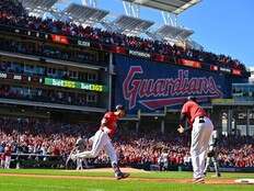 Lane Thomas hits 3-run homer, Cleveland’s bullpen torments Tigers as Guardians win ALDS opener 7-0