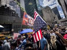 Upside-down American flag reappears as a right-wing protest symbol after Trump’s guilty verdict