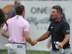 Ryan Fox chips in for birdie in playoff to win Myrtle Beach Classic over Mackenzie Hughes