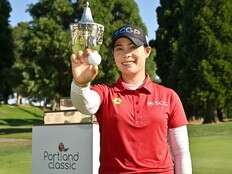 Moriya Jutanugarn emerges from tight pack to win Portland Classic