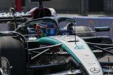 Teenager Kimi Antonelli crashes in F1 practice debut for Mercedes at Italian GP