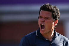 Raonic hits record 47 aces in opening win at Queen’s Club