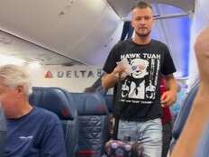 MAGA supporter booted from flight for offensive Trump shirt