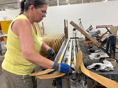 Canada’s last hockey stick factory survives in face of tariff threats, globalization