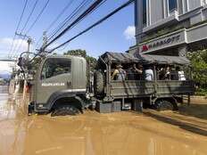 Central Thailand braces for inundation as rain stops in flooded Chiang Mai