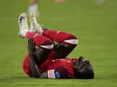 Alphonso Davies leg X-ray negative, Canada coach Marsch says his status for Saturday unclear