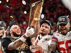 Ohio State wins 1st national title since 2014, outlasting Notre Dame in CFP championship