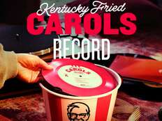 KFC Canada offering vinyl record of holiday tunes as the top of its iconic bucket of chicken