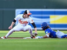 Daulton Varsho vaults Blue Jays to thrilling extra-inning win over first-place Orioles