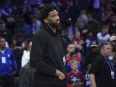 76ers’ Joel Embiid suspended three games for shoving newspaper columnist