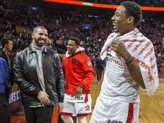 Former Raptors legend DeMar DeRozan joins Kendrick Lamar onstage for Drake diss track: 'This is murder'