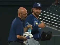 Tampa Bay Rays pitcher latest athlete to toss cookies in competition