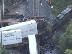 2 freight trains collided in Colorado, damaging a bridge, spilling fuel and injuring 2 crew