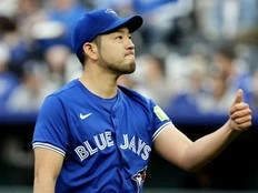 Blue Jays receive Royals treatment with Varsho and Kikuchi leading the way