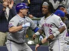 Mets advance in playoffs with 4-2 win over Brewers as Alonso homers to spark 9th-inning rally