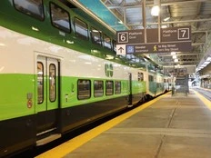 GO train operator blasts passenger with bike: 'STOP HOLDING THE DOORS'