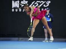 Fernandez bounced from doubles, Dabrowski advances at Australian Open