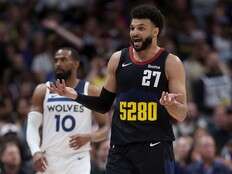 Jamal Murray fined $100Gs for tossing objects onto court during Nuggets’ loss to Timberwolves