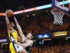 Pacers celebrate 1st playoff series victory in a decade, beating Bucks 120-98 in Game 6