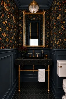 Colin and Justin: Powder rooms that pack power