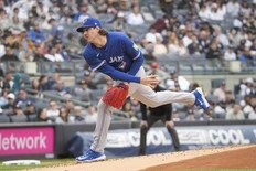 Blue Jays give extra rest to starter Kevin Gausman after gruelling 53-pitch inning in the Bronx