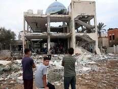 A strike on a mosque kills 19 as Israel bombards northern Gaza and southern Lebanon