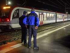 Iranian man wielding an axe and knife is killed by police after seizing hostages on Swiss train