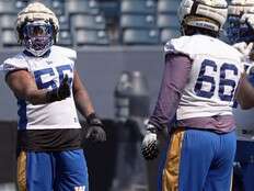 O-linemen Lofton and Dobson hoping to seize opportunity with Bombers  