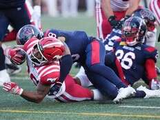 Stampeders fumbles away lead, fall to undefeated Alouettes