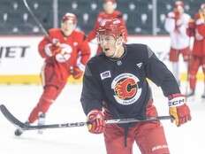 Flames blue-liner Tyson Barrie motivated to earn playoff invite, make son proud