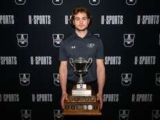 'It feels amazing': MRU's Clay Hanus named U SPORTS men's hockey Player of the Year