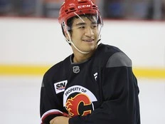 All eyes are on Zayne Parekh at Day 1 of Calgary Flames training camp