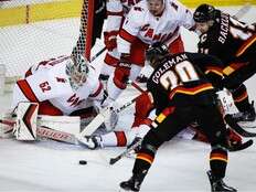 Flames offence comes alive in the third in comeback win over Hurricanes