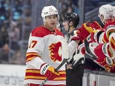 ‘SHARKY’ ON THE HUNT: Yegor Sharangovich surges to top of Calgary Flames scoring charts