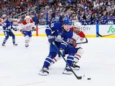 Maple Leafs edge Canadiens 2-1 but lose Nylander to injury