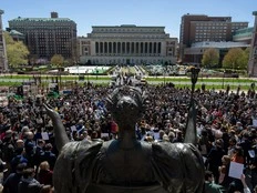 'Mobs of people that want me dead': Columbia University moves classes online amid massive anti-Israel protests