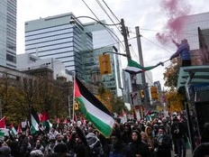 Charge withdrawn against Toronto man who allegedly flew terrorist flag at pro-Palestinian rally