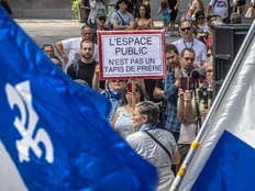 Quebec vows to ban 'street prayers' in the wake of mass Islamic demonstrations