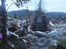 'An awful smell, sickening': A Jasper resident returns to what is left of his home