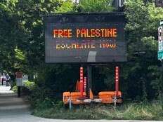 Montreal mayor warned to act on anti-Israel messages on road signs