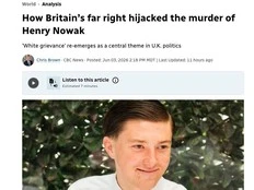 Carson Jerema: CBC's coverage of Henry Nowak murder an assault on reality
