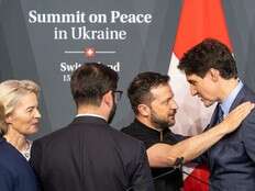 Trudeau turns heads at Ukraine summit by shouting 'Slava Ukraini'