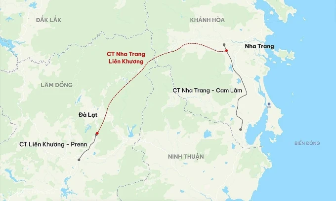 Cao tốc Nha Trang - Đà Lạt có thể được đầu tư theo phương thức PPP